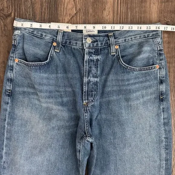 NEW Citizens of Humanity Annina Trouser Jeans in Pinnacle Wash Size 30 - Picture 12 of 16